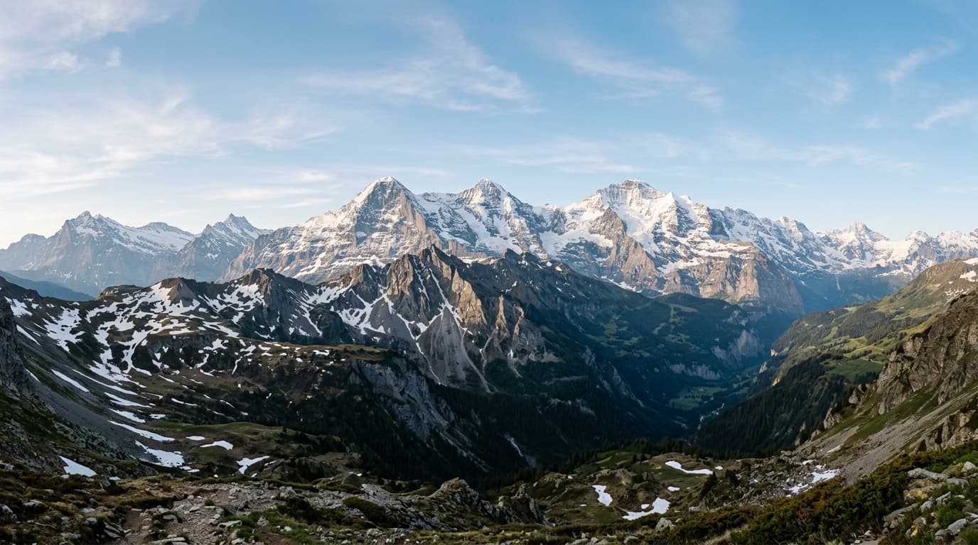 Snow-capped Mountain Peaks - Contact Wild Life Expeditions
